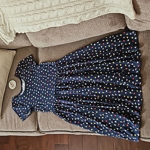 DotDotSmile multicolored print navy blue Classic Cap dress